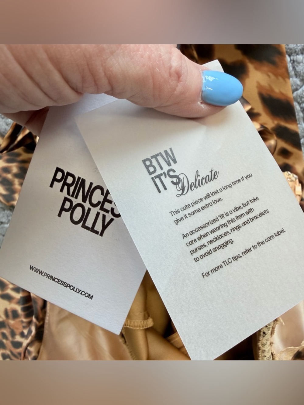 NWT Princess Polly Leopard Print Satin Midi Dress with Lace Detail Size 4 - Picture 10 of 16